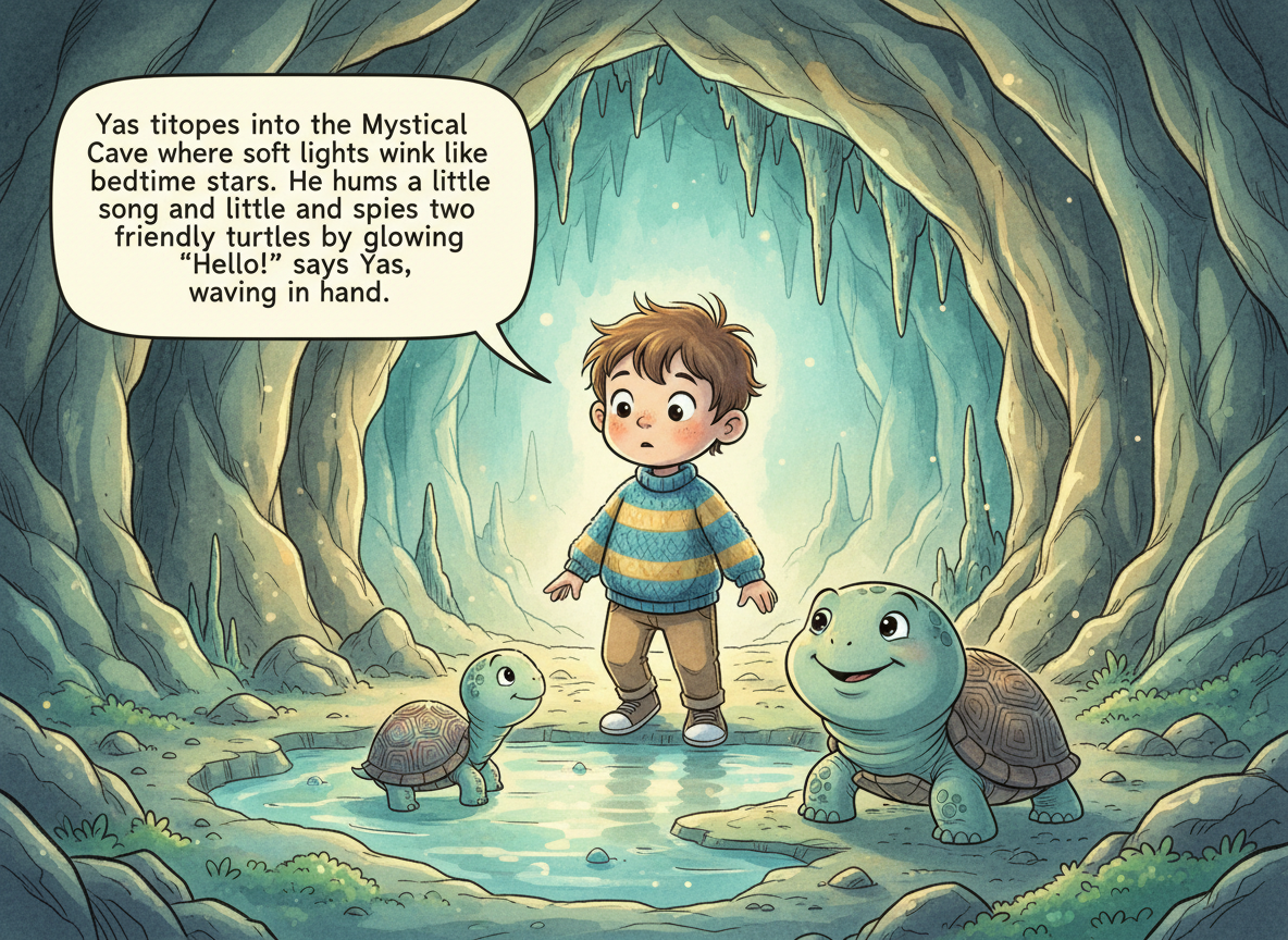 Yas and the Turtles of the Glow Cave